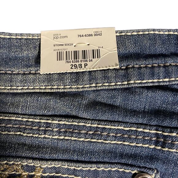 New With Tags a.n.a new approach boot cut embellished jeans 28/8P - Picture 8 of 11